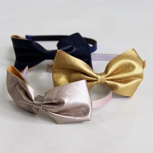 New: Gold, Navy, and Champagne headbands